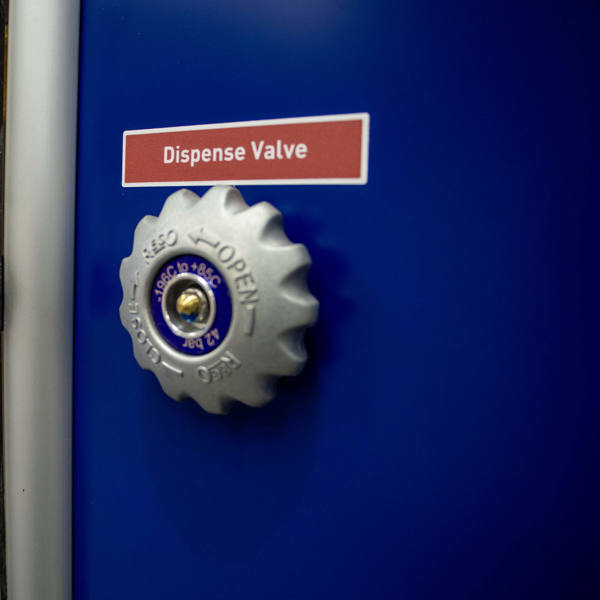 Triton dispense valve Triton liquid nitrogen generator dispense valve for controlled LN₂ output